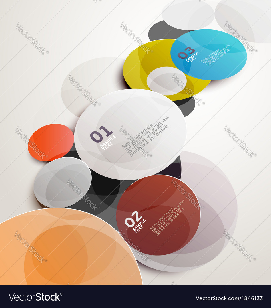 Background with circles