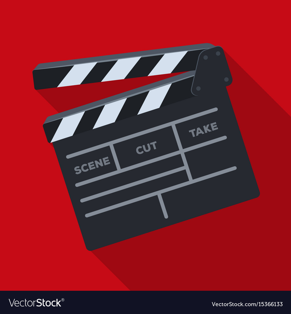 Movie crackermaking single icon in flat