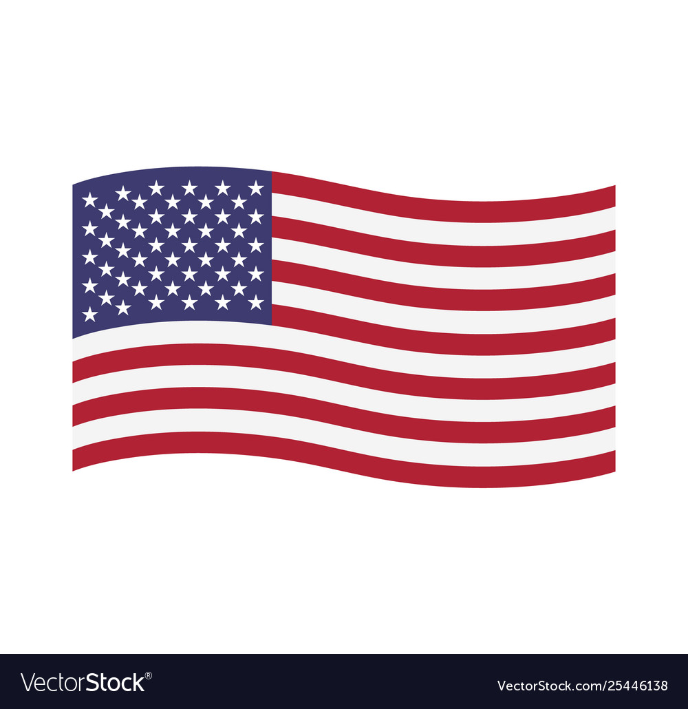 American Flag Waving