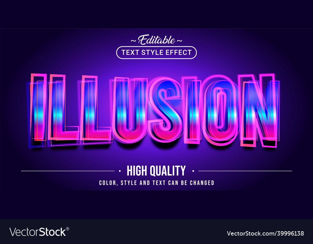 Editable text style effect - theme