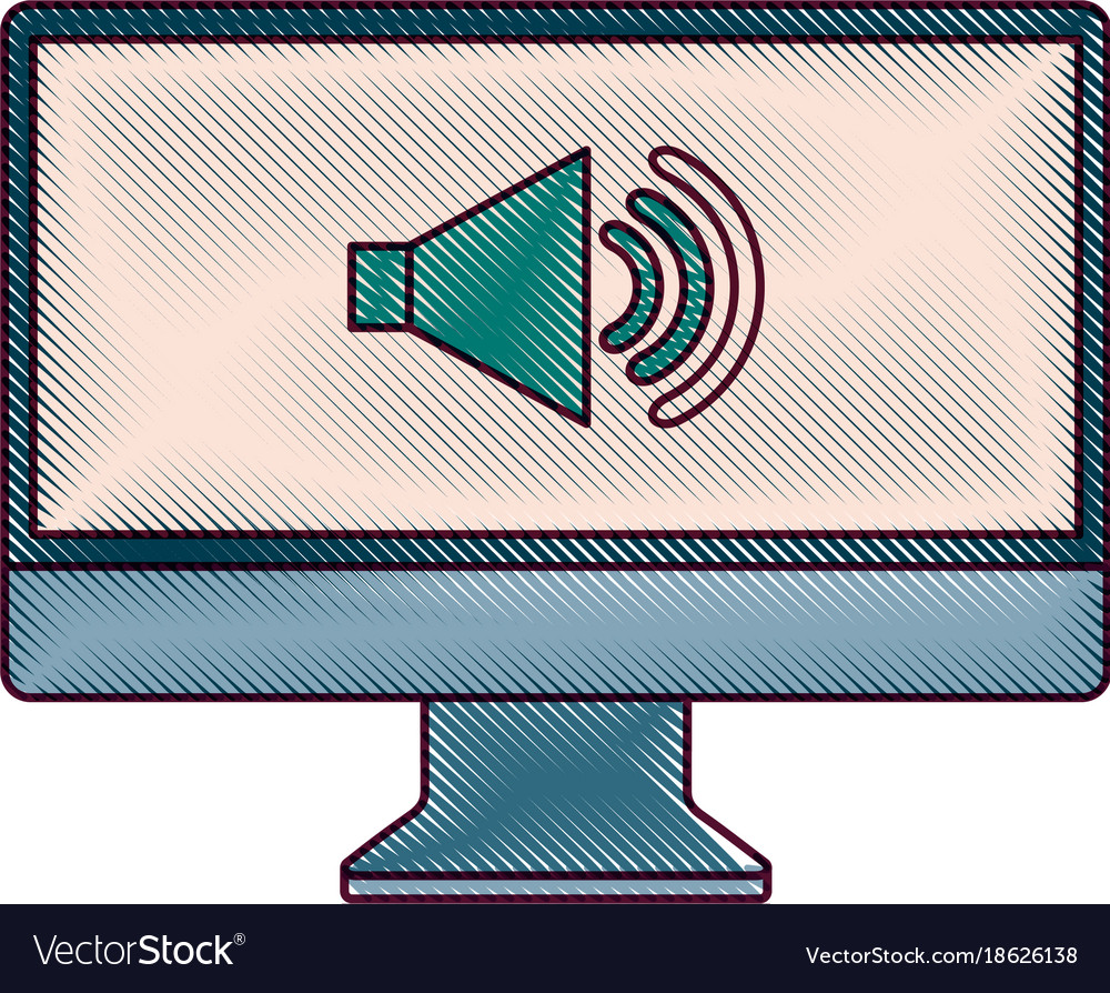 Monitor computer sound volume communication
