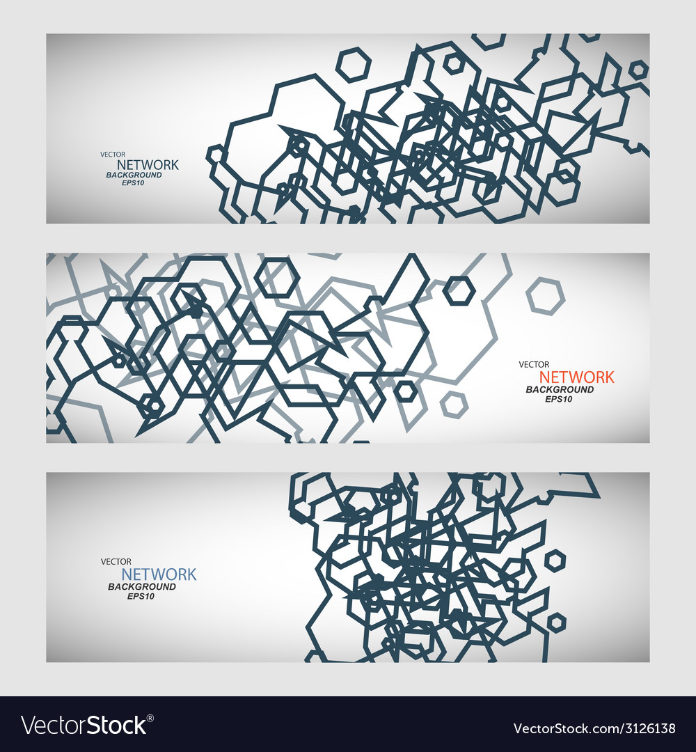 Set three sets of abstract contour lines
