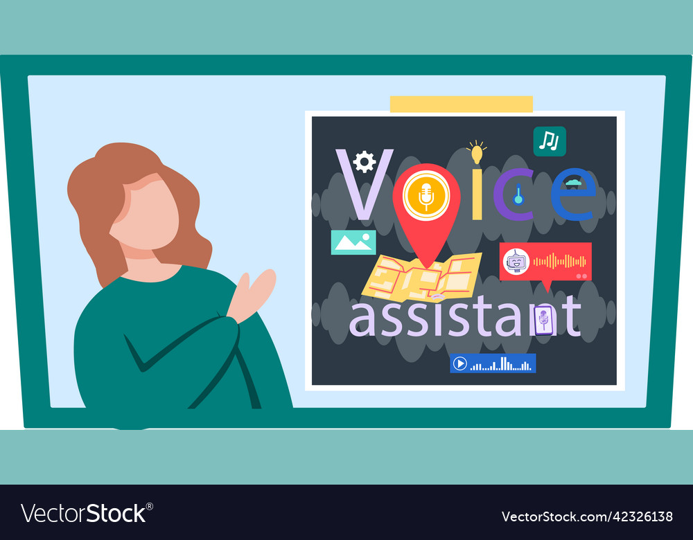 Speaker recognition vote controlled smart Vector Image Speaker recognition vote controlled smart