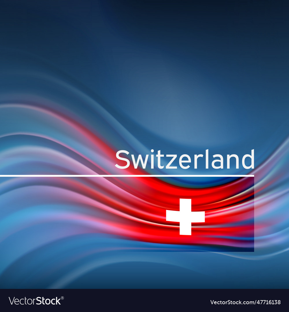 Switzerland background abstract swiss flag vector image Switzerland background abstract swiss flag
