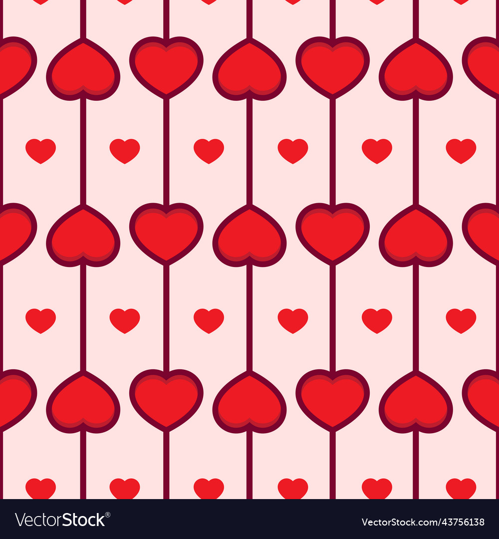 Valentines day seamless pattern background