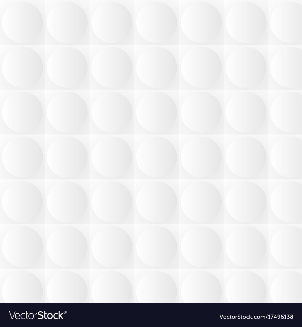 Weiß 3D Kreis Muster Hintergrund
