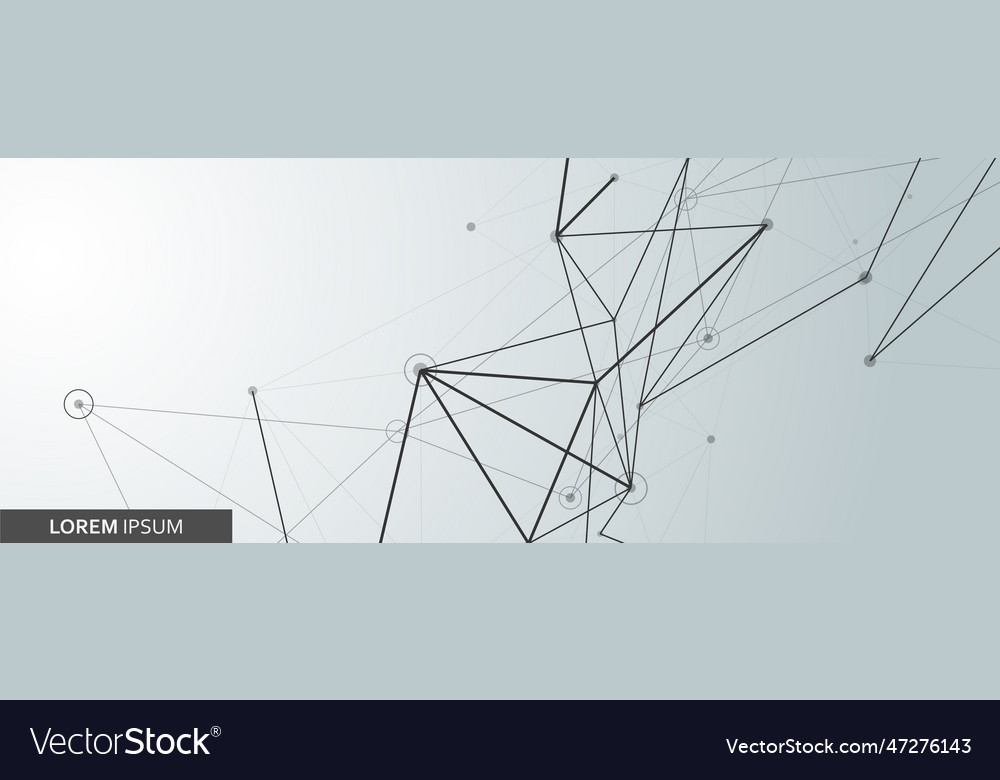 Abstract connecting dots and lines polygonal vector image Abstract connecting dots and lines polygonal