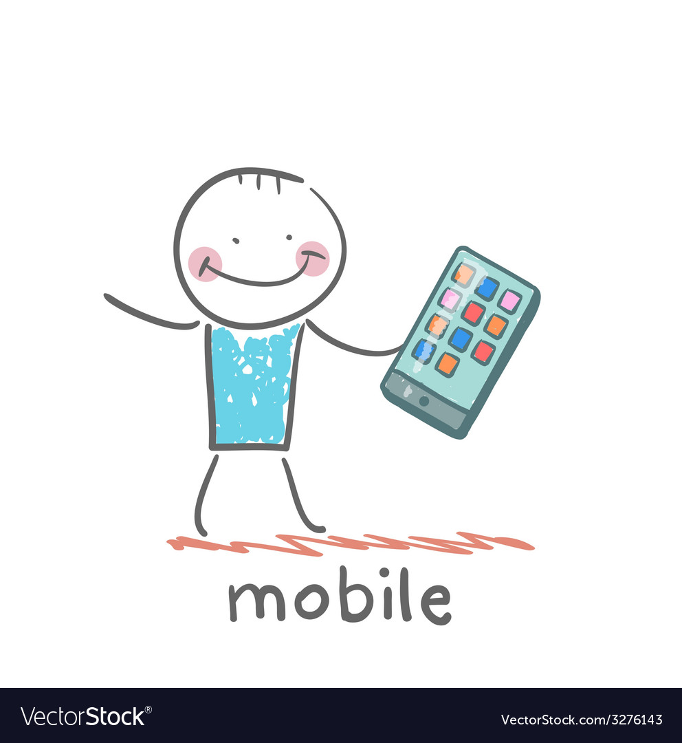 Man with mobile
