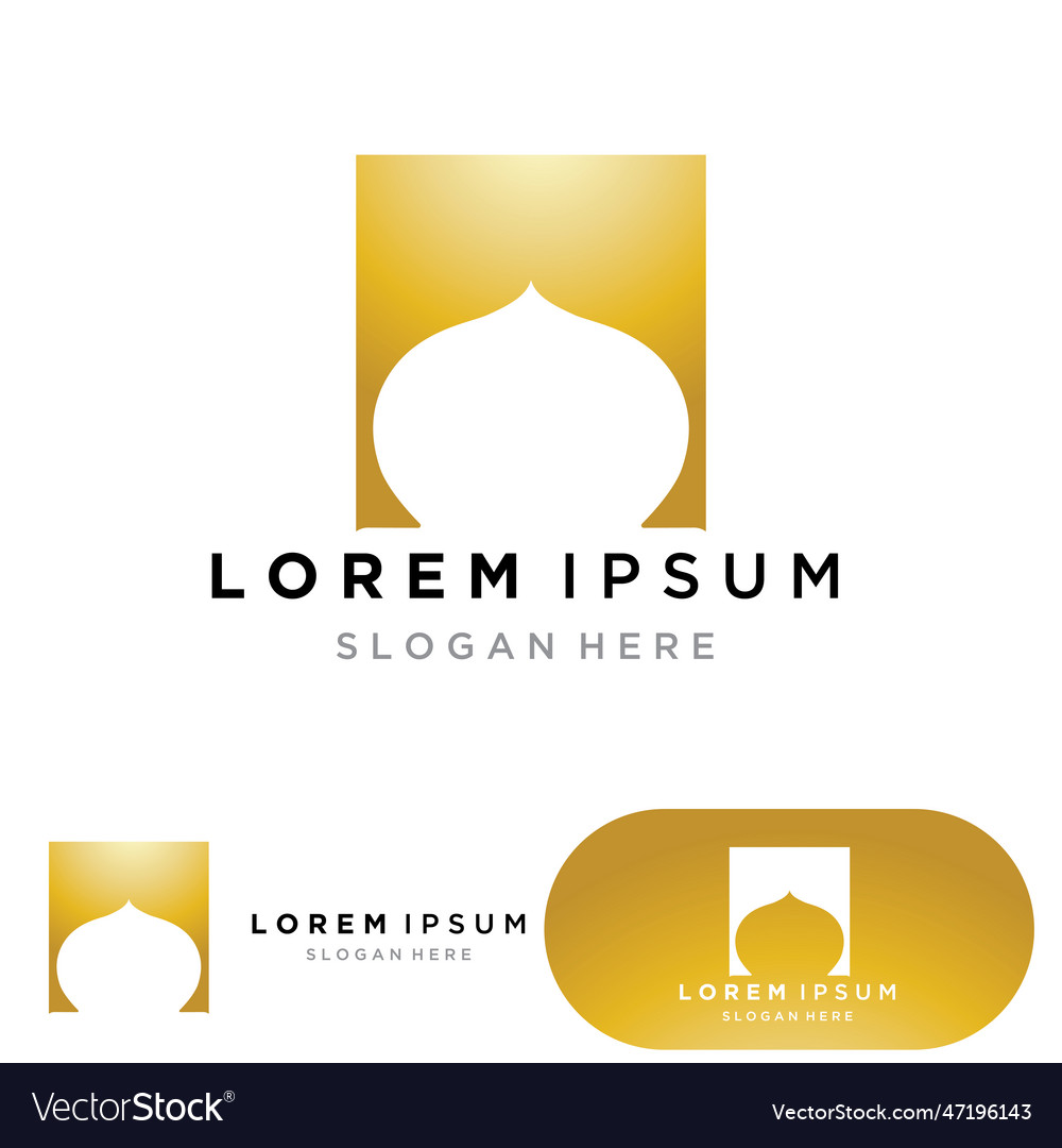 Mosque icon design template