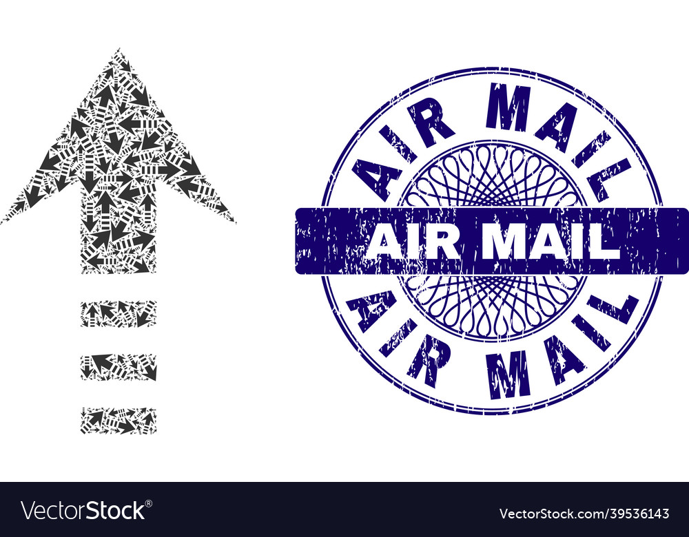 Send up recursion collage of items vector image Send up recursion collage of items