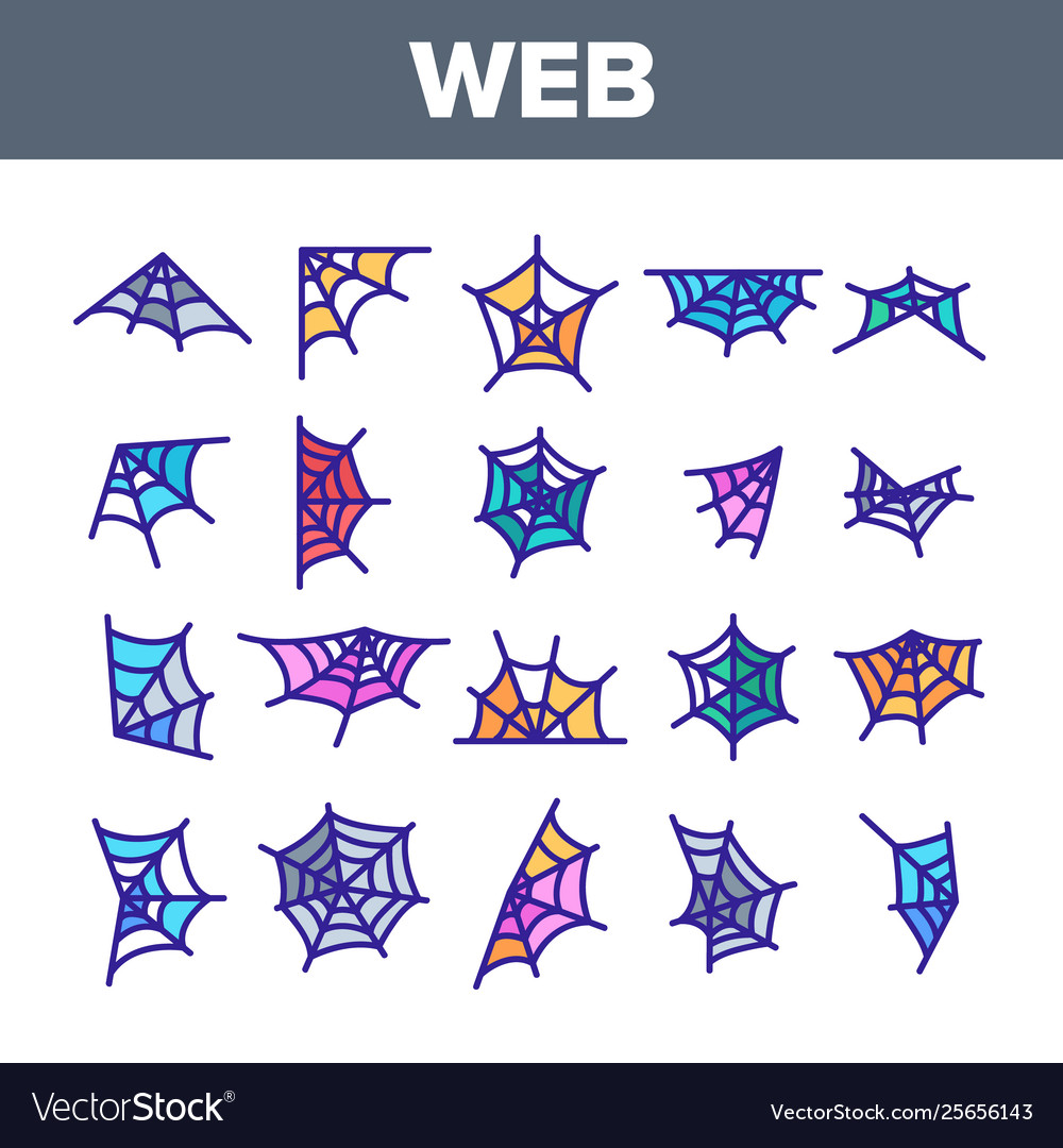Spider Web Icons - Cobweb & Trap