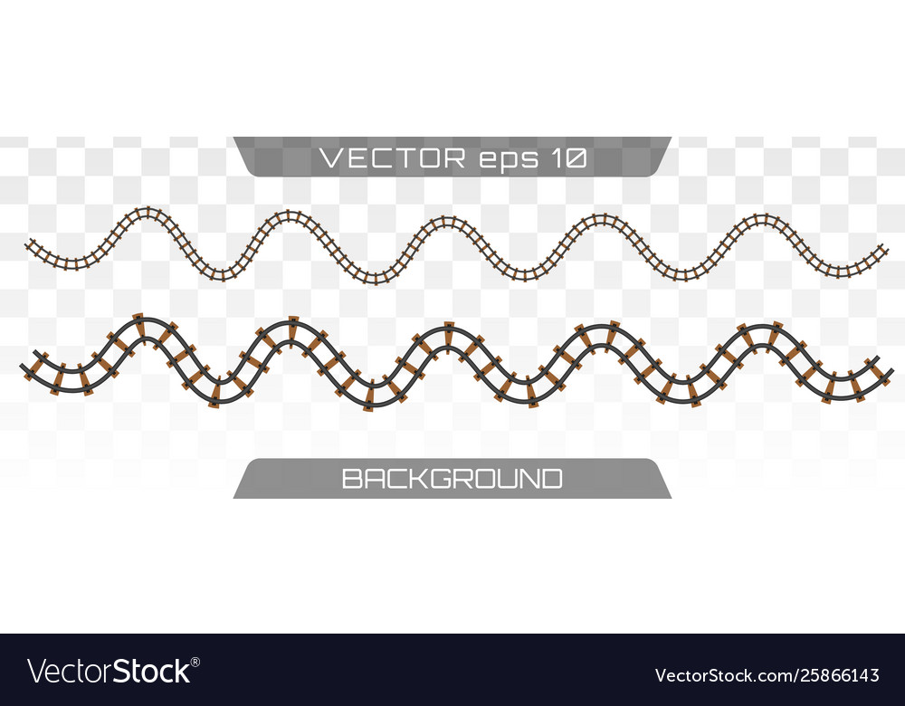 Straight tracks art design Royalty Free Vector Image