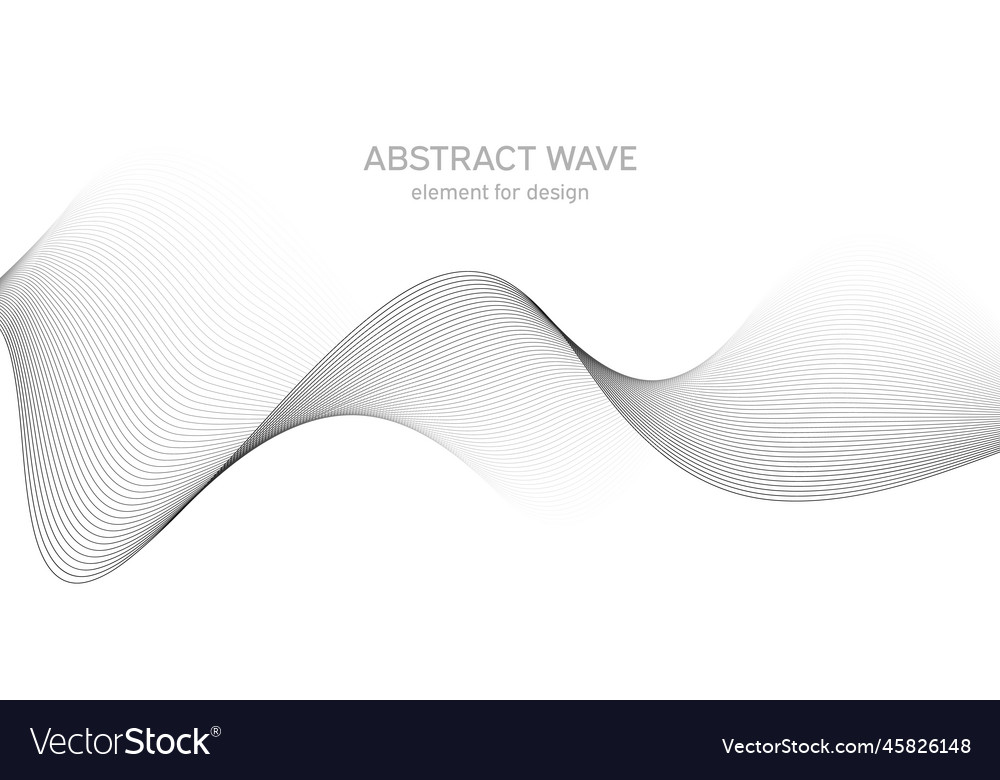 Abstract wave element for design digital vector image Abstract wave element for design digital