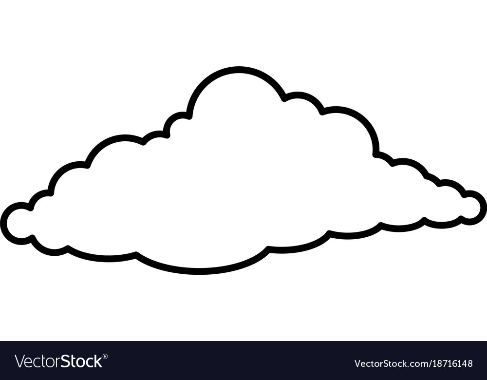 Cloud sky silhouette icon