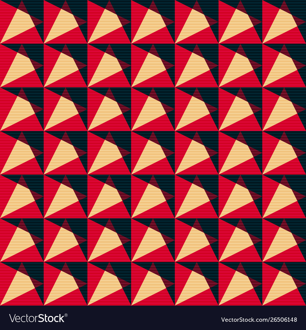 Colored polygons in a retro style abstract vector image Colored polygons in a retro style abstract