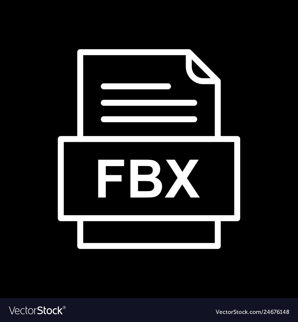 Fbx file document icon