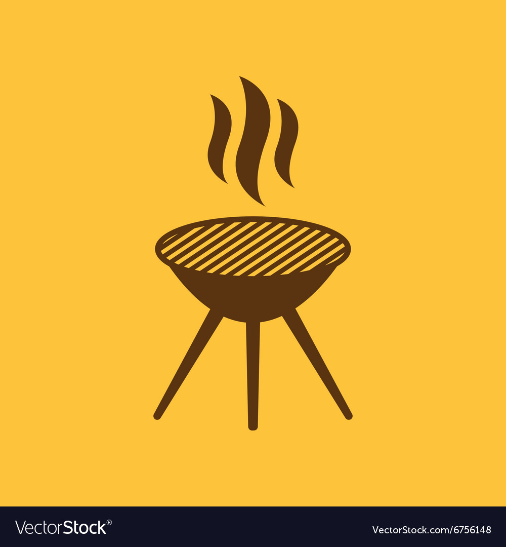 Grill icon barbecue and picnic