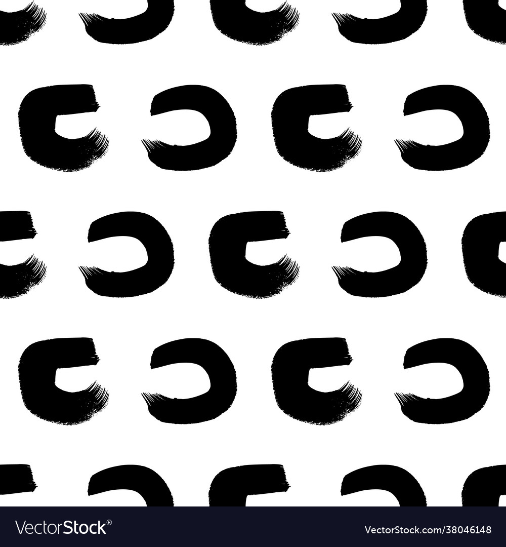 Seamless pattern with sketch circles shape