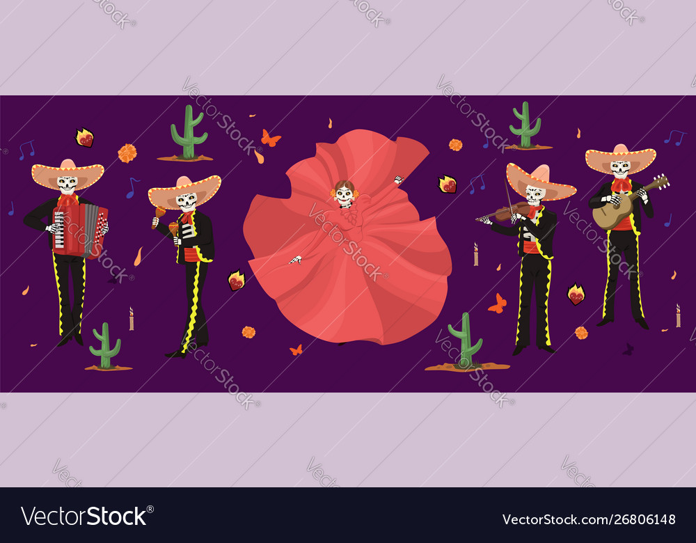 Set elements for day dead graphics