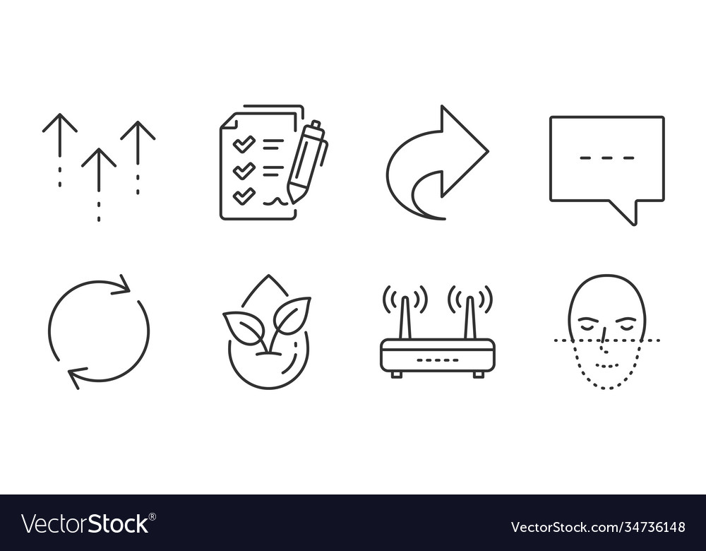 Survey checklist swipe up and full rotation icons Vector Image Survey checklist swipe up and full rotation icons