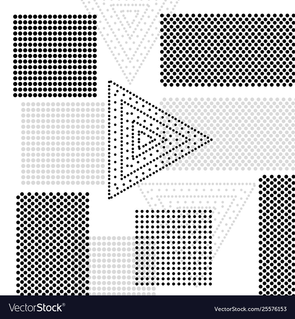 Abstract background with squares and triangles