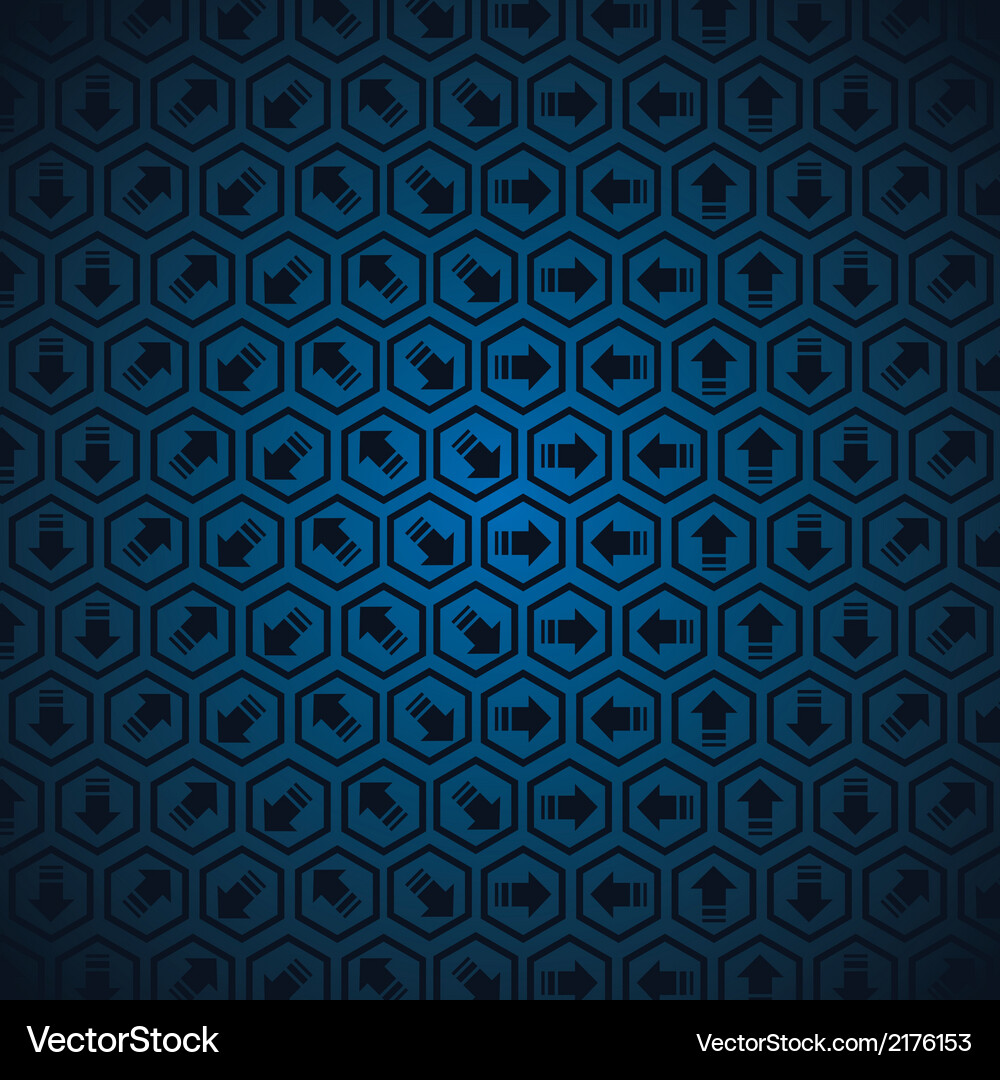 Blue arrow background Royalty Free Vector Image