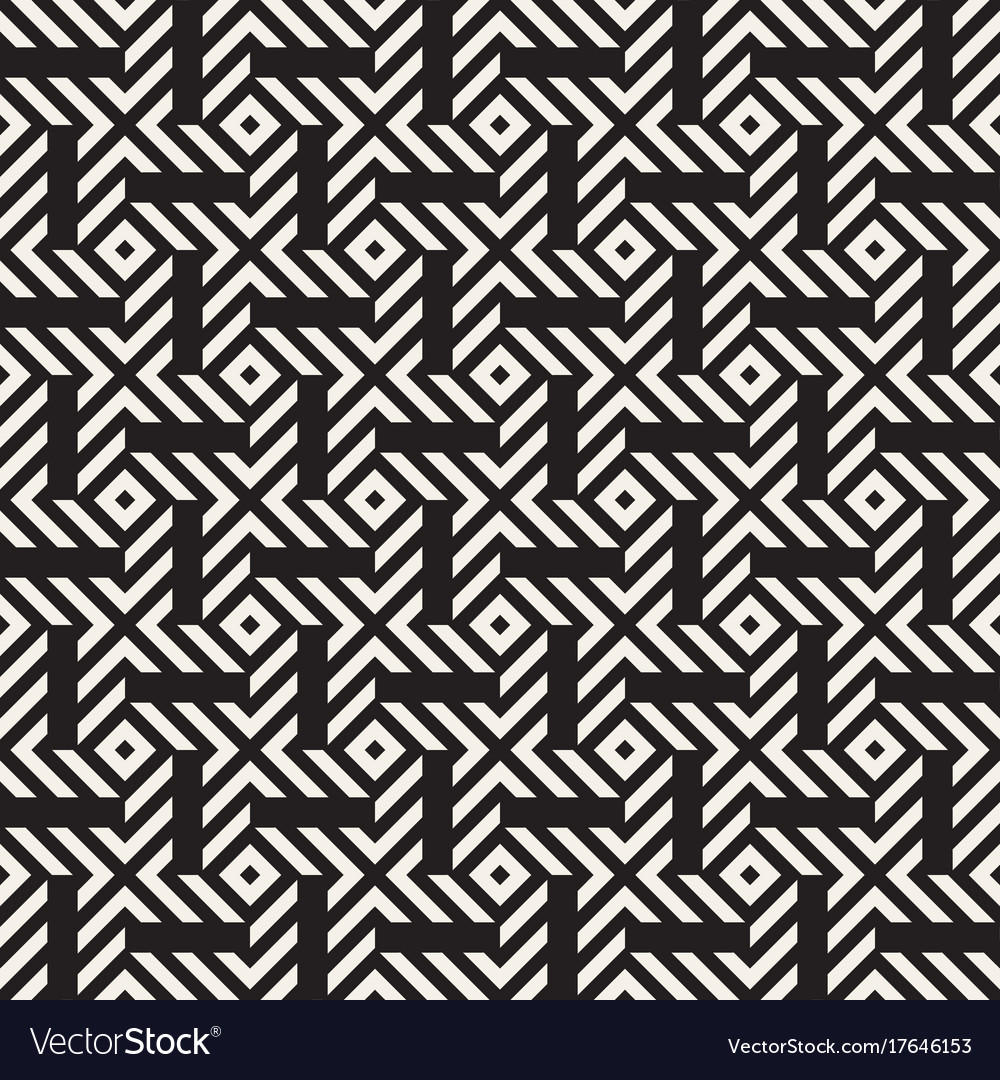 Crosshatch seamless geometric pattern Royalty Free Vector