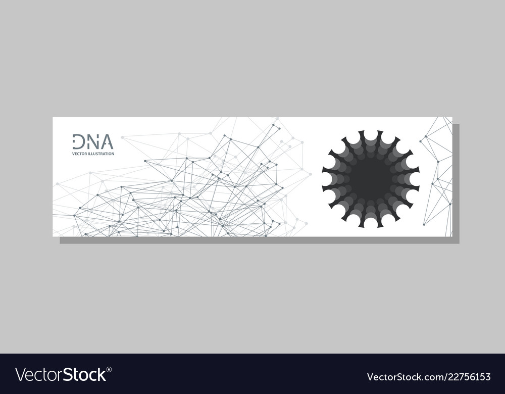 Molecular structure with connected lines and dots