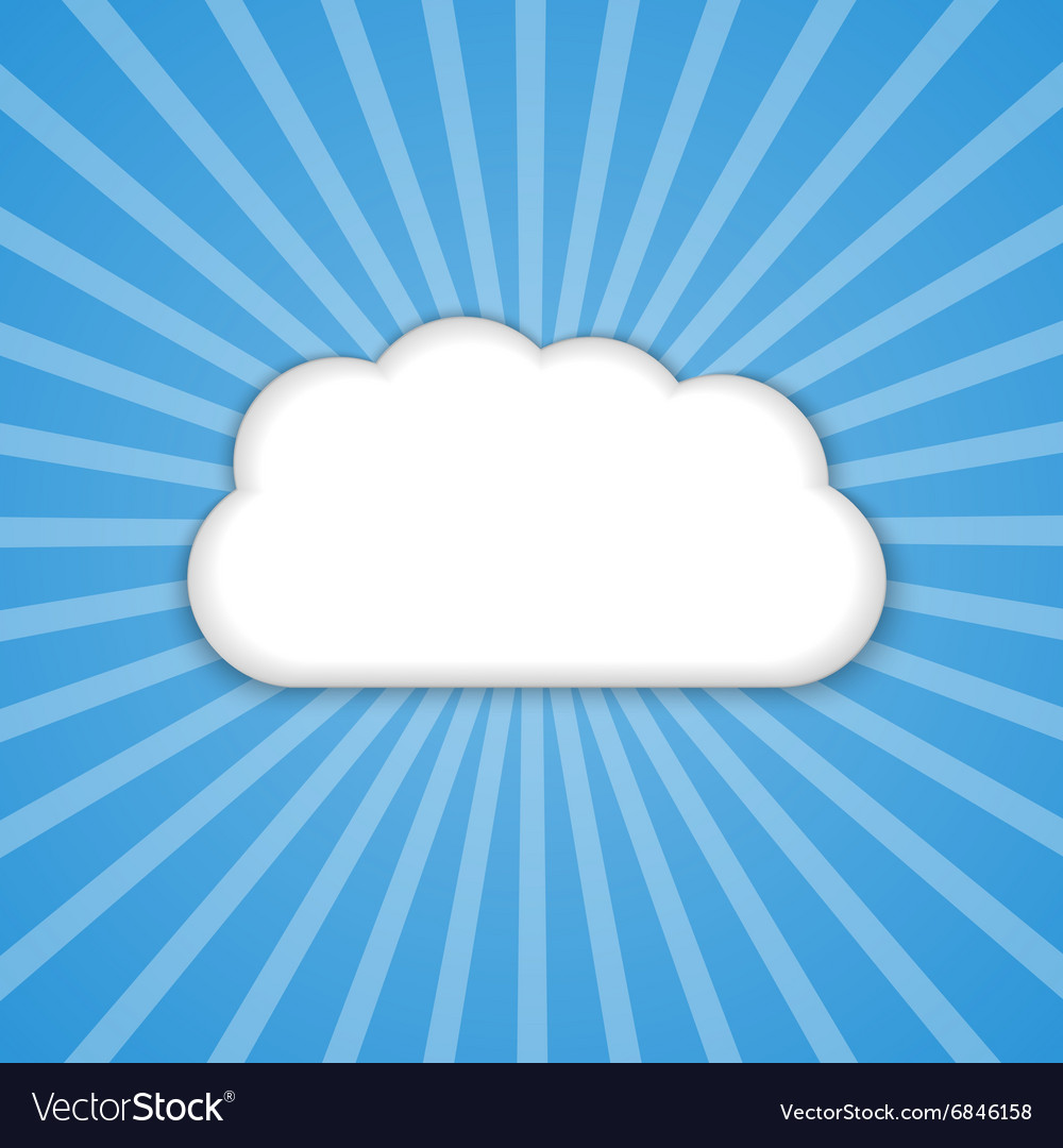 Abstract background cloud in the blue sky with sun