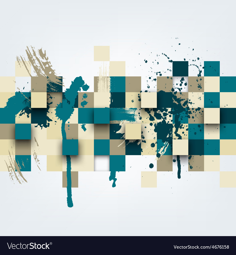 Abstract texture with colorful squares