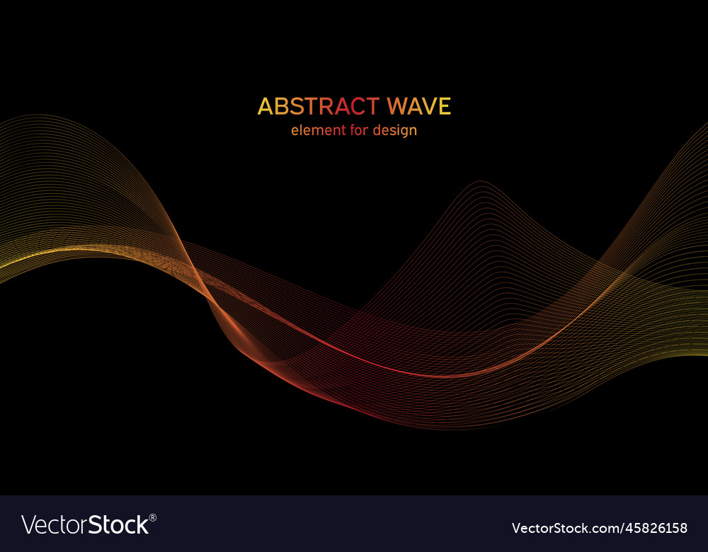 Abstract wave element for design digital vector image Abstract wave element for design digital