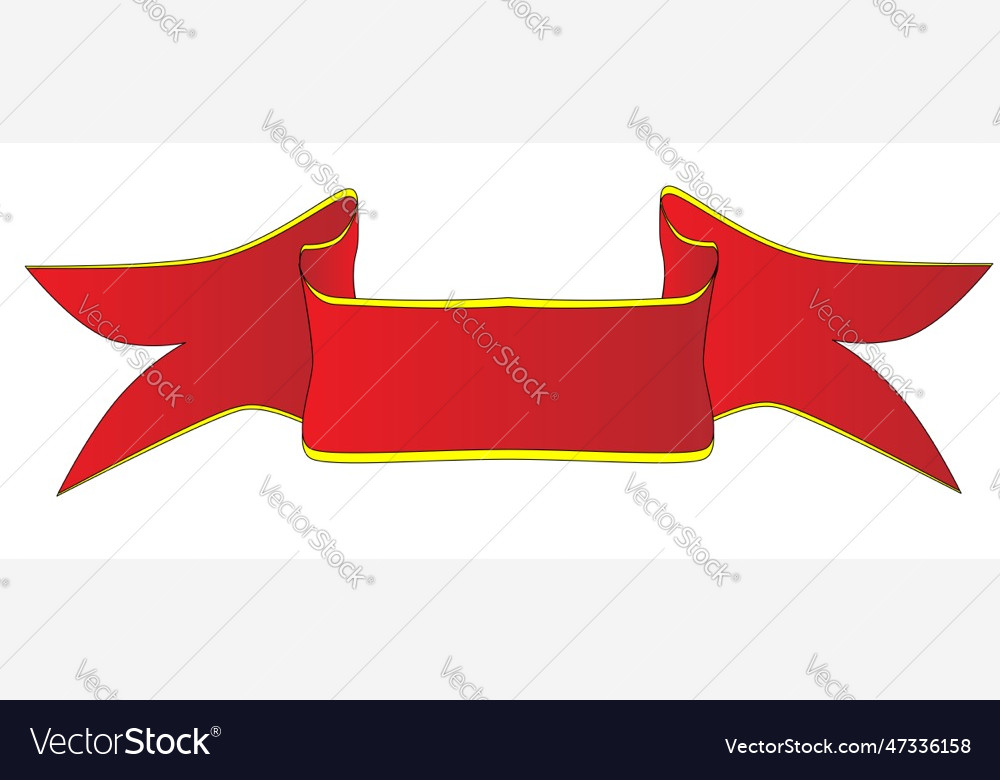 Banner wide ribbon with blank copy space