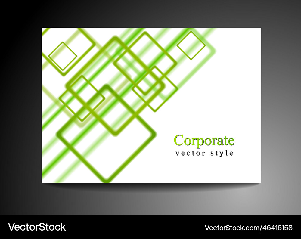 Bright green design Royalty Free Vector Image - VectorStock