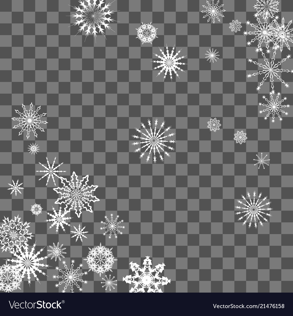 Christmas and new year background with snowflakes