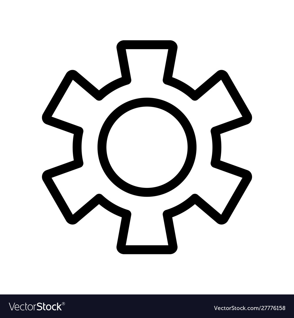 Configure icon with white background