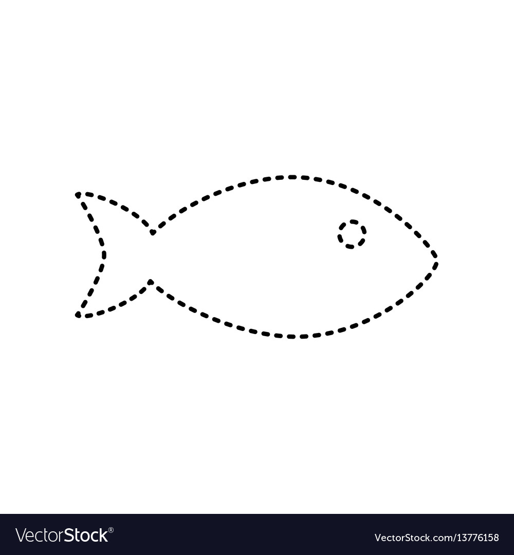 black and white dotted fish