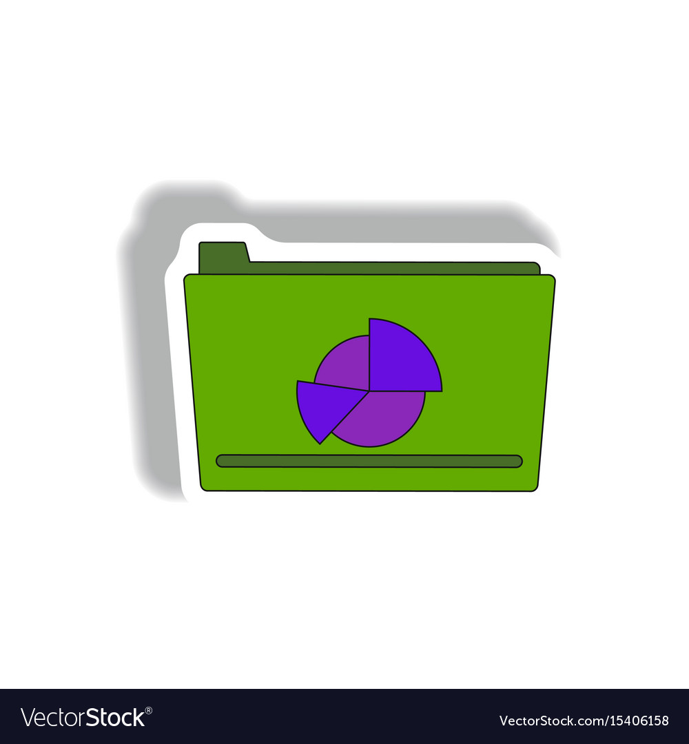 Folder with statistical report