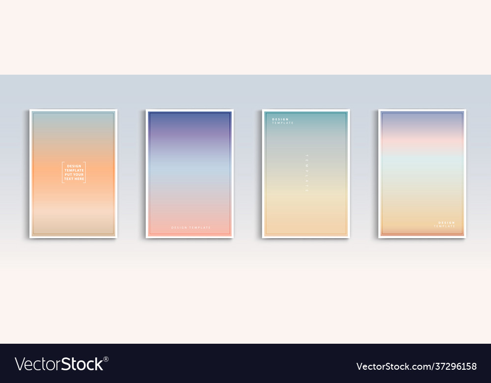 Modern gradients summer sunset and sunrise sea