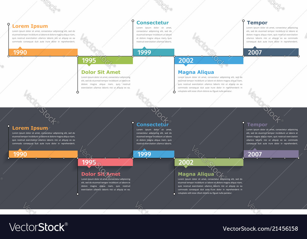 Timeline Royalty Free Vector Image - VectorStock