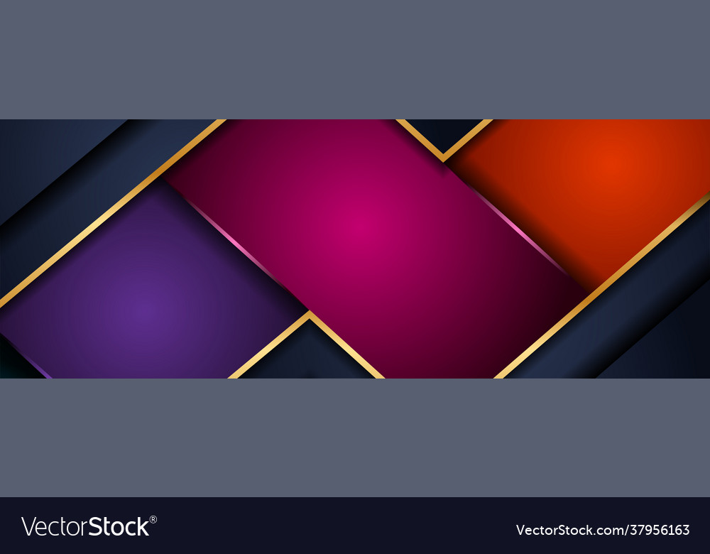 Abstract colorful background with overlap