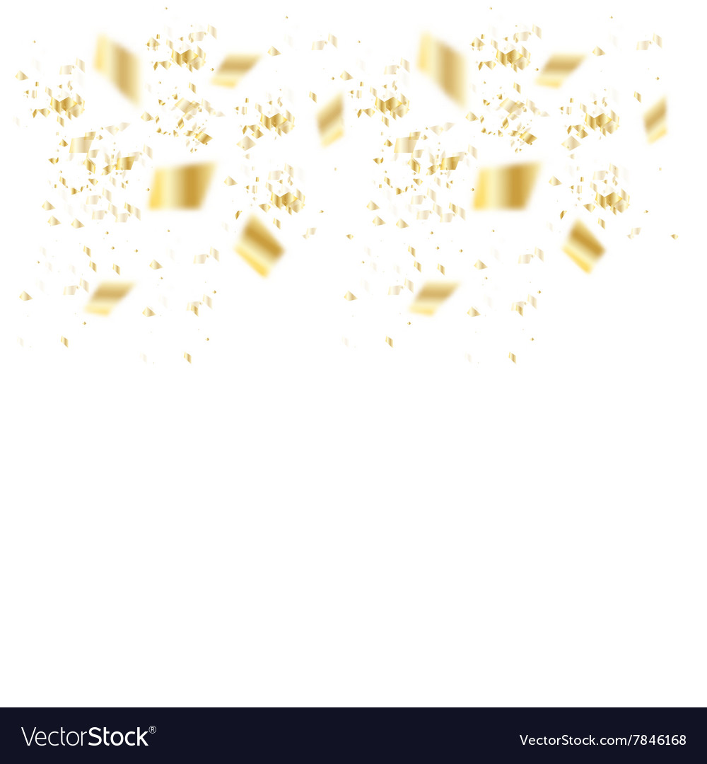 Golden Confetti Falling