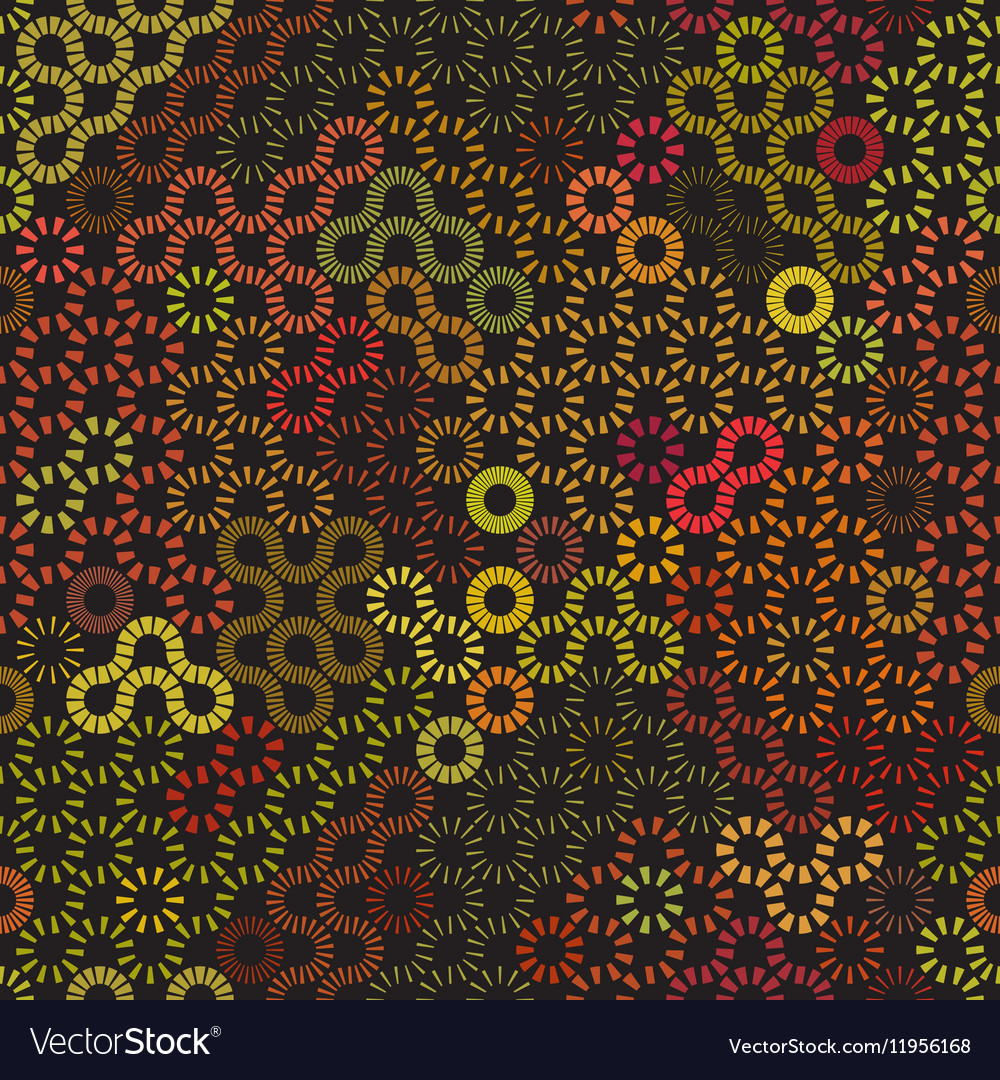 Seamless rounded dashed line random