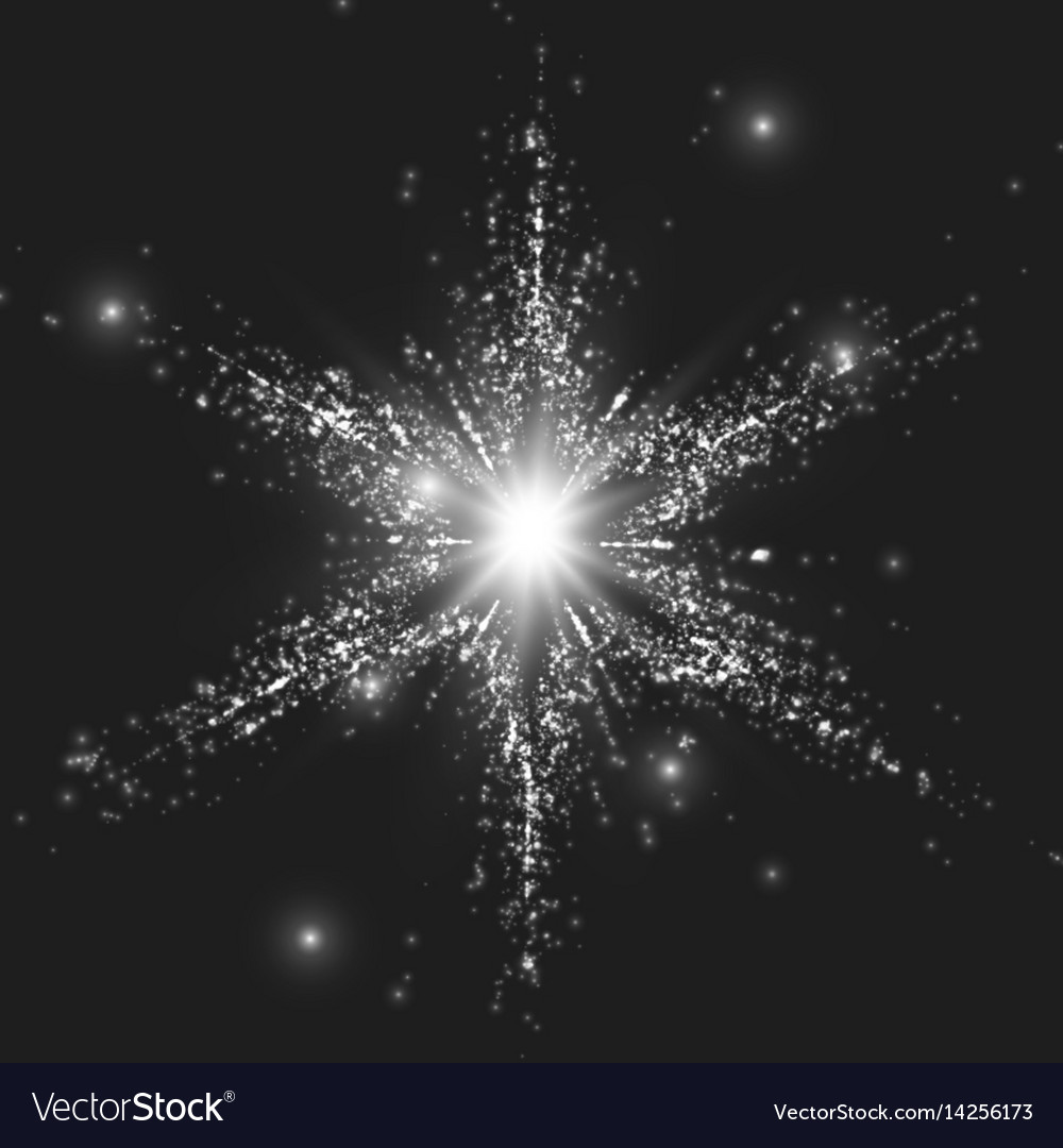 Abstract space background explosion Royalty Free Vector