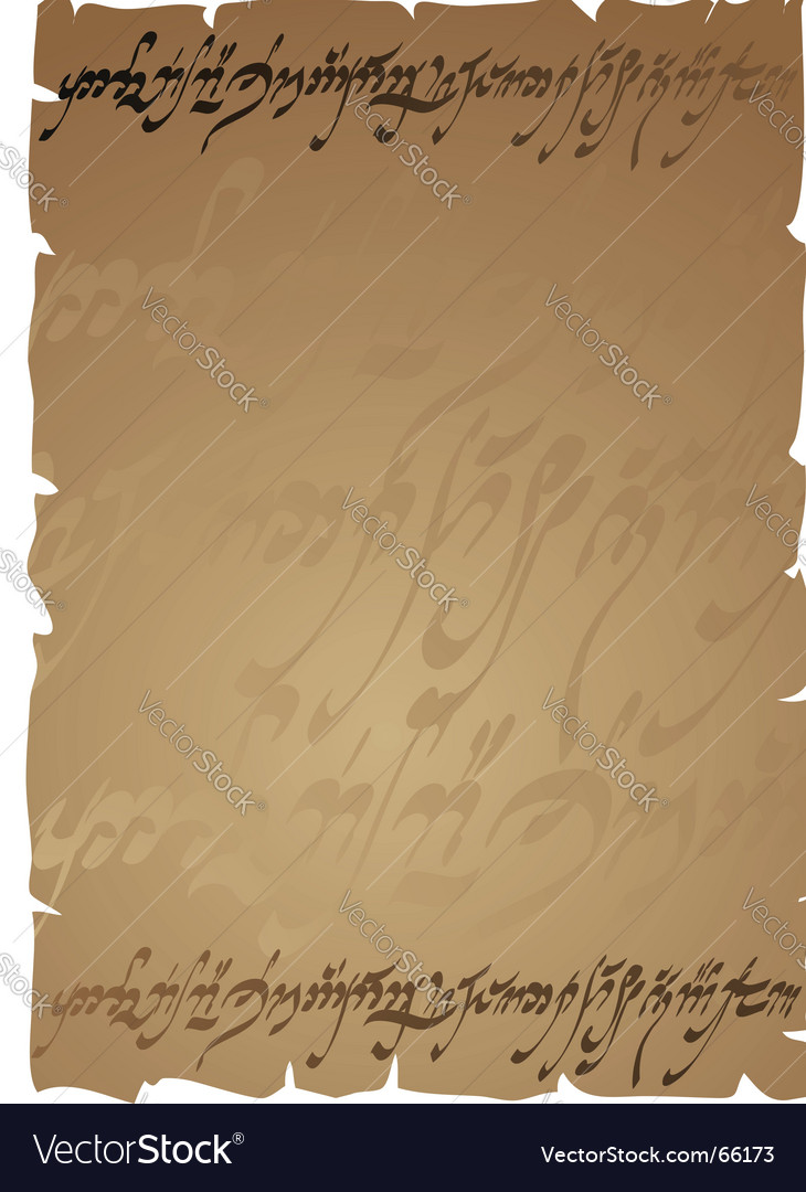 Ancient Elven Scroll
