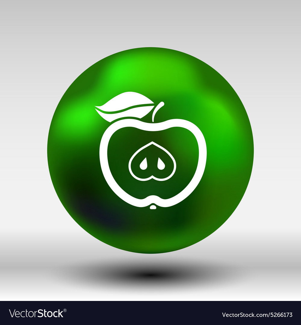 Apple element logo nature food