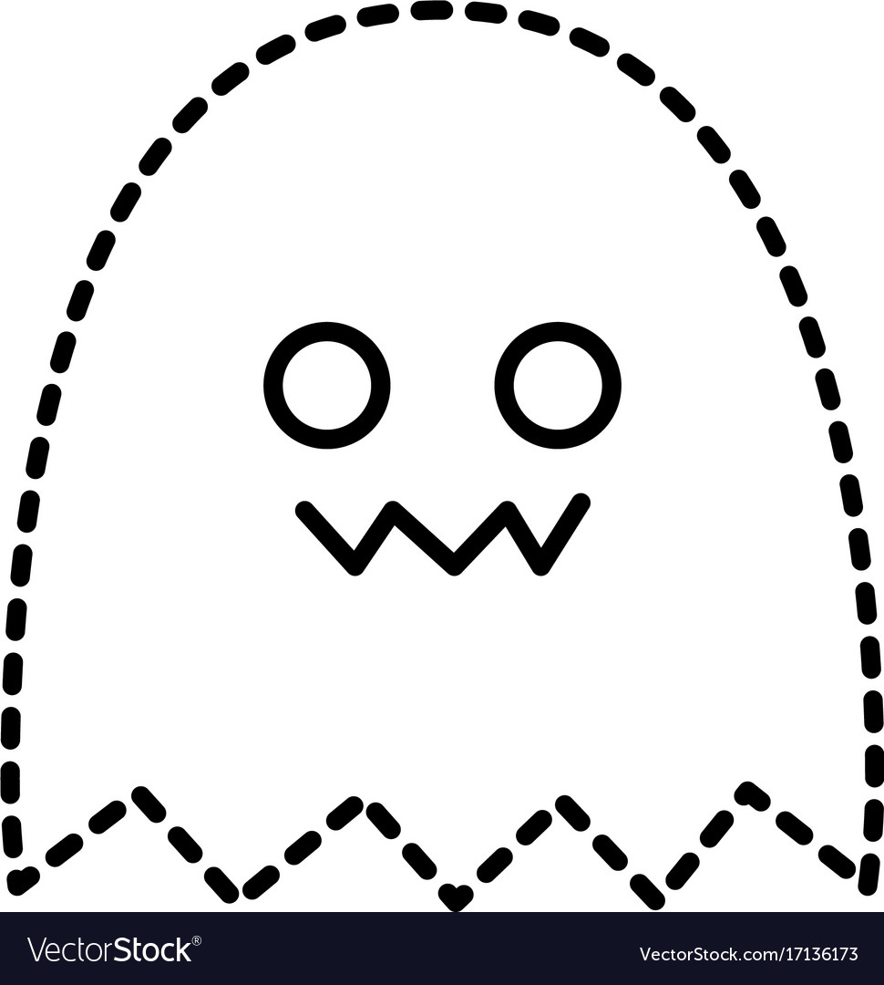 Dotted shape video game virtual character to play