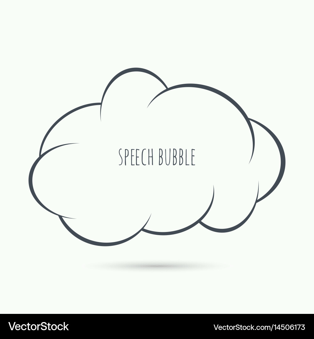 Speech bubble icon Royalty Free Vector Image - VectorStock