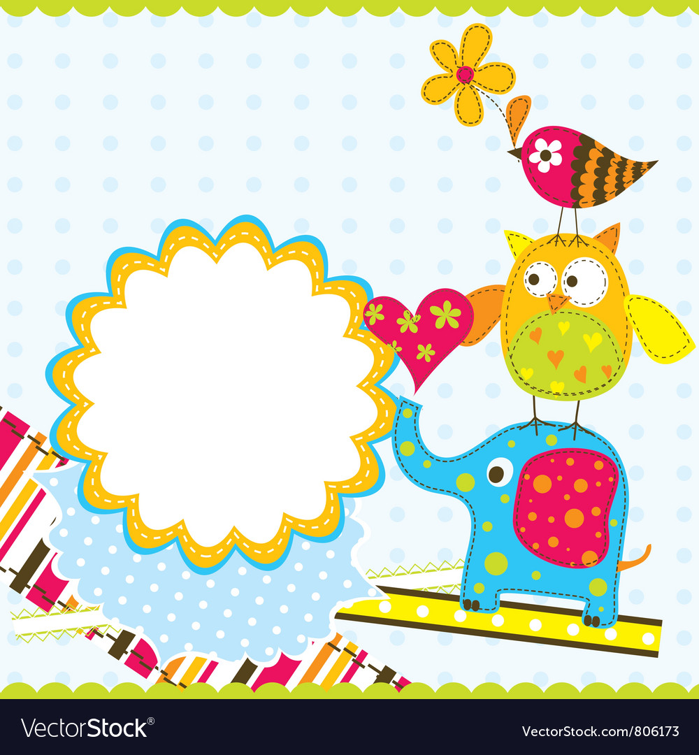 Template greeting card