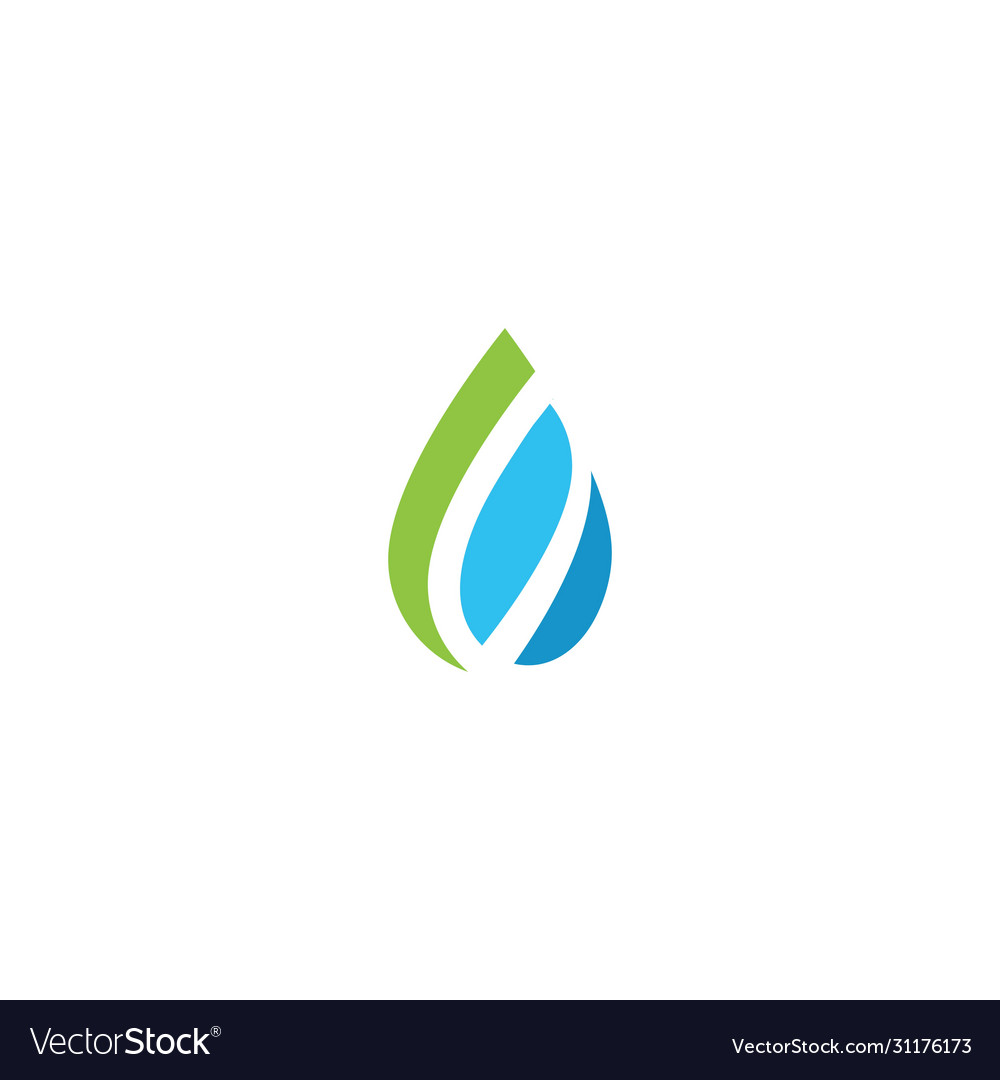 Water drop logo Royalty Free Vector Image - VectorStock