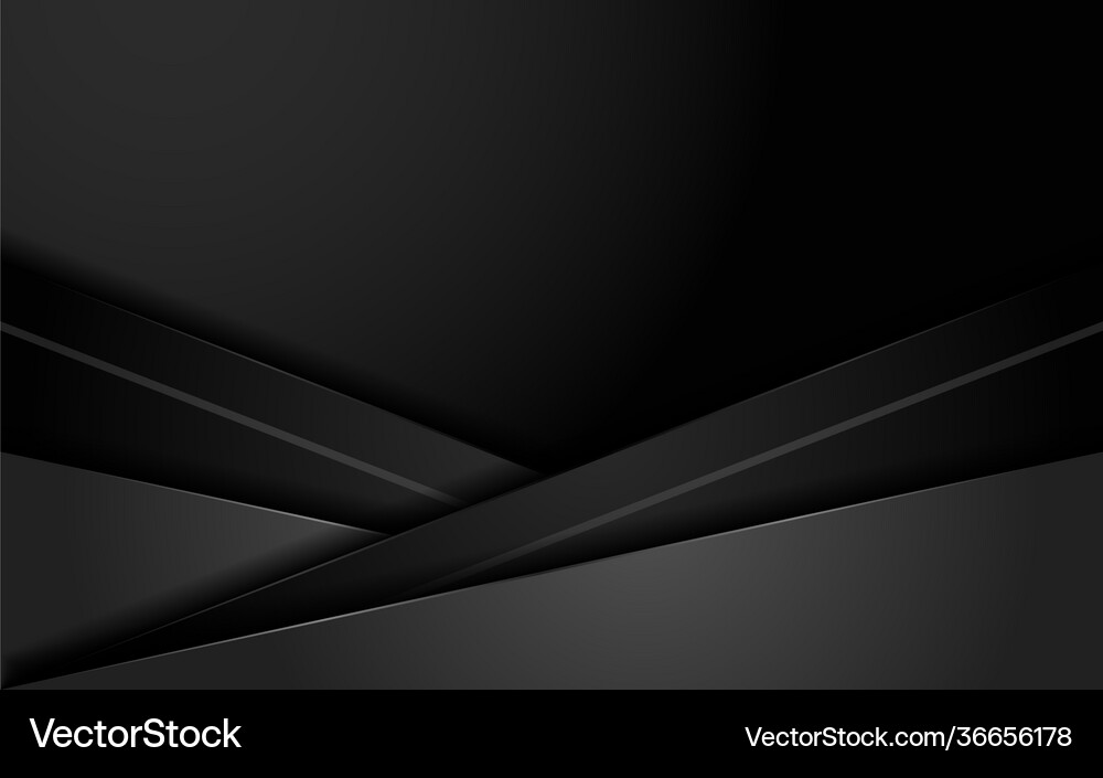 Abstract background with dark grey and black Vector Image
